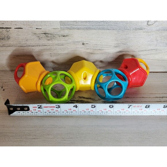 HTF Oball Clicky Twister Easy Grasp Rattle Baby Infant Sensory Toy Click & Twist - Picture 8 of 8